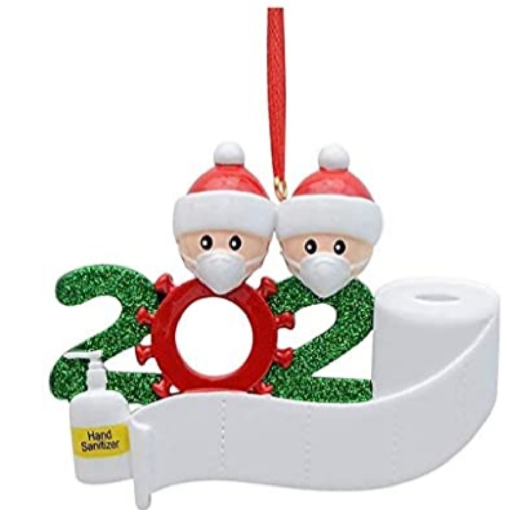 2020 coronavirus ornament customizable